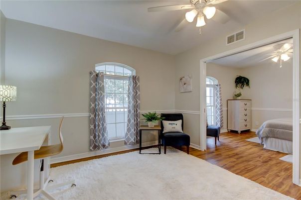 Home Office, Interior, Wood Texture Flooring