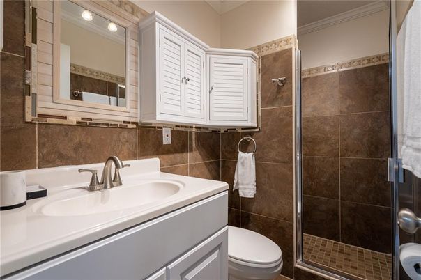 Bathroom, Glass Shower, Interior