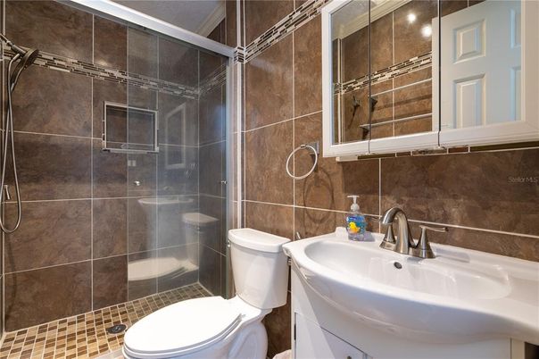 Bathroom, Glass Shower, Interior