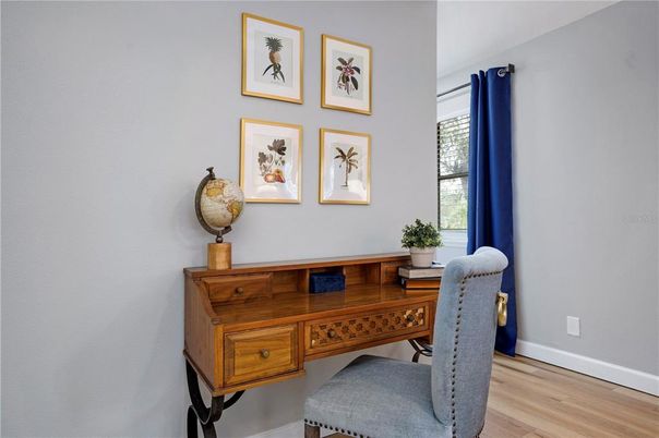 Home Office, Interior, Wood Texture Flooring