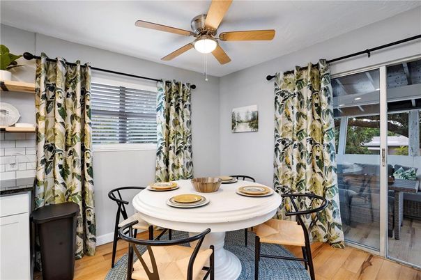 Dining room, Interior, Wood Texture Flooring