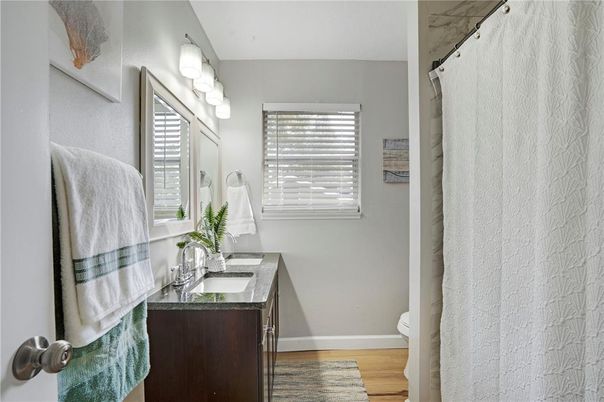 Bathroom, Interior, Wood Texture Flooring