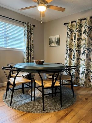 Dining room, Interior, Wood Texture Flooring
