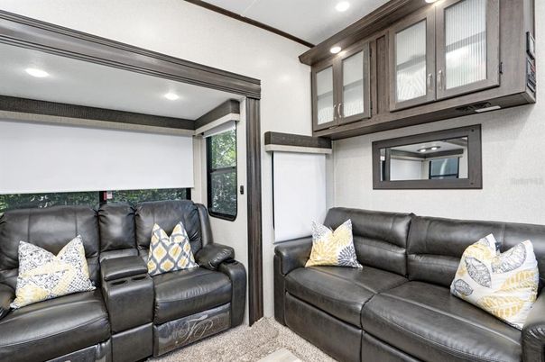 Interior, Living room, Recessed Lighting