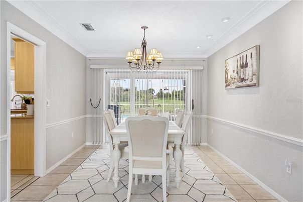 Chandelier, Dining room, Interior, Recessed Lighting