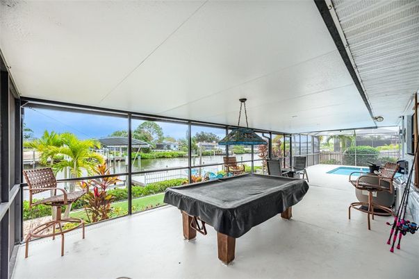 Billiard Table, Game Room, Interior, Sun Room, Water