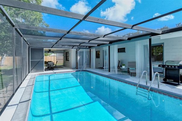 Glass Ceilings, Interior, Pool, Sun Room