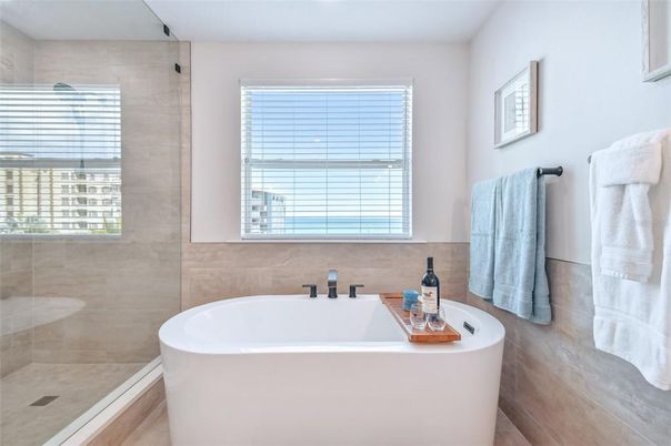 Bathroom, Free Standing Baths, Glass Shower, Interior