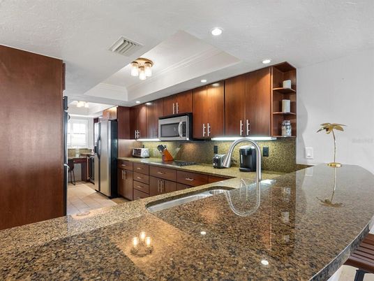 Interior, Kitchen, Recessed Lighting, Stainless Steel Appliances