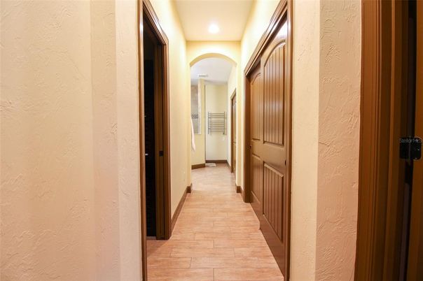 Interior, Wood Texture Flooring, Recessed Lighting