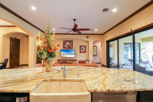 Interior, Wood Texture Flooring, Recessed Lighting