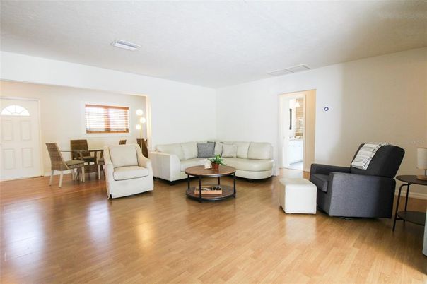 Interior, Wood Texture Flooring, Living room, Dining room