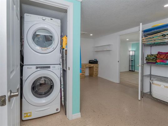 Interior, Recessed Lighting, Utility Closets, Washer