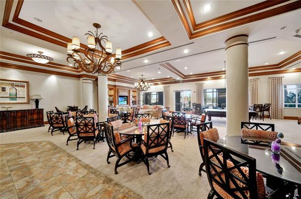 Chandelier, Dining room, Interior, Recessed Lighting