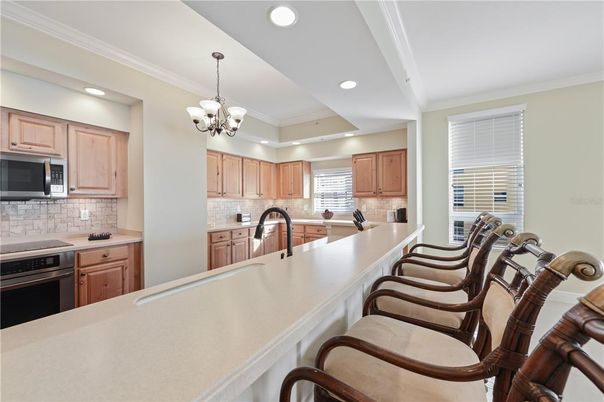Chandelier, Interior, Kitchen, Recessed Lighting