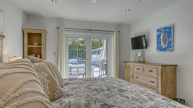 Bedroom, Interior, Recessed Lighting
