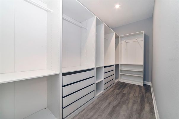 Interior, Recessed Lighting, Walk-in Closets, Wood Texture Flooring