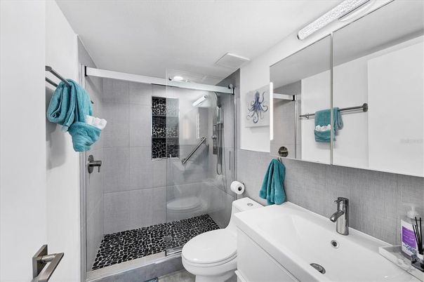 Bathroom, Glass Shower, Interior