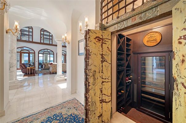 Chandelier, Interior, Wine Storage