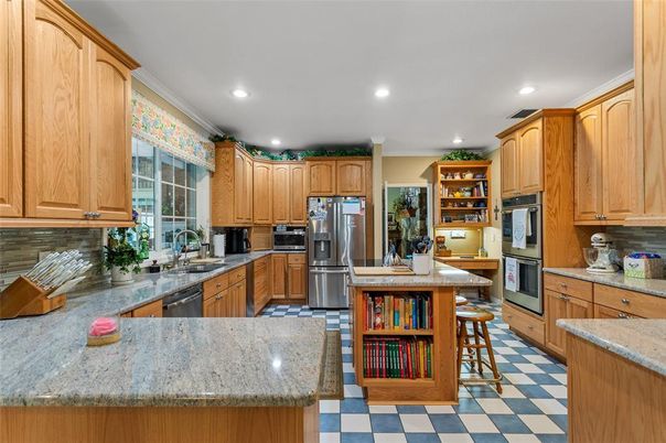 Interior, Kitchen, Recessed Lighting, Stainless Steel Appliances