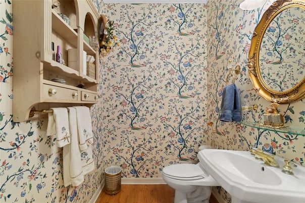 Bathroom, Interior, Wood Texture Flooring