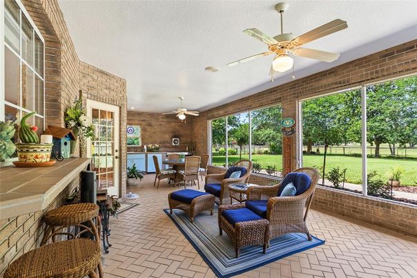 Dining room, Interior, Stone Walls, Sun Room