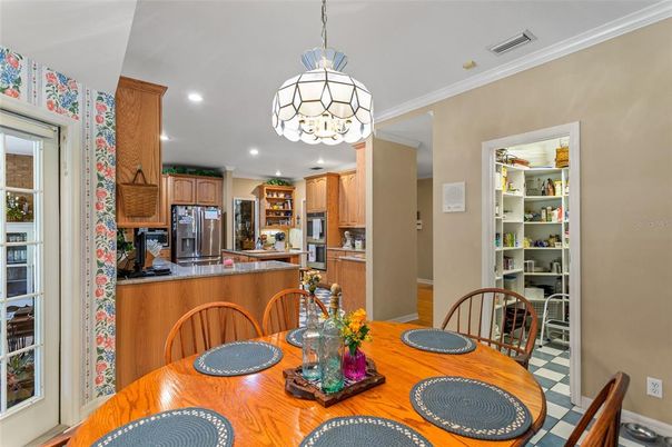 Dining room, Interior, Kitchen, Pendant Lights, Recessed Lighting