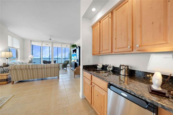 Interior, Kitchen, Living room, Recessed Lighting