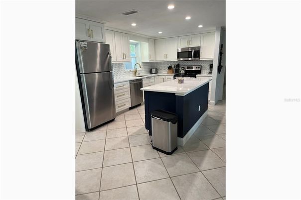Interior, Kitchen, Recessed Lighting, Stainless Steel Appliances