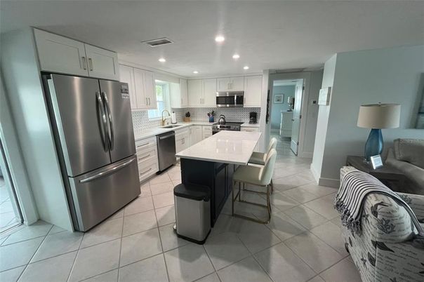 Interior, Kitchen, Recessed Lighting, Stainless Steel Appliances