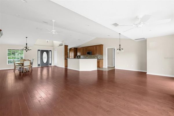 Chandelier, Dining room, Interior, Kitchen, Wood Texture Flooring
