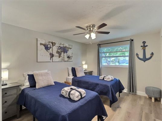 Bedroom, Interior, Wood Texture Flooring