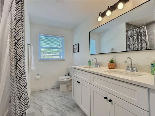 Bathroom, Dual Sink Vanities, Interior, Marble