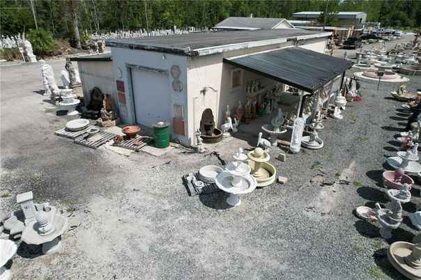 Backyard, Exterior, Fireplace