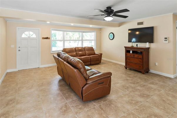 Interior, Living room, Recessed Lighting