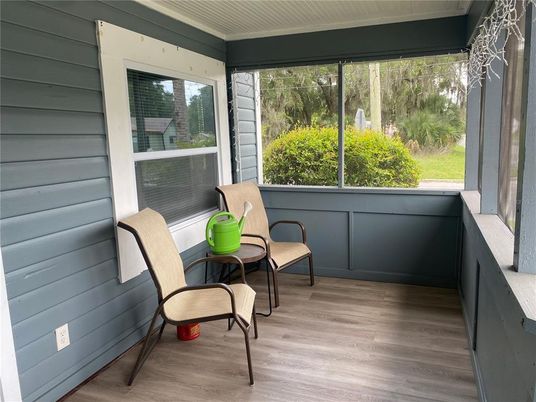 Interior, Sun Room, Wood Texture Flooring