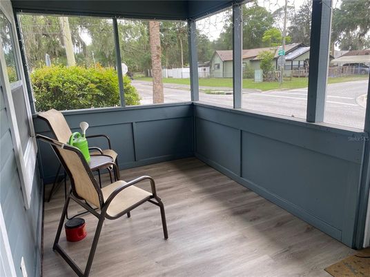 Interior, Sun Room, Wood Texture Flooring