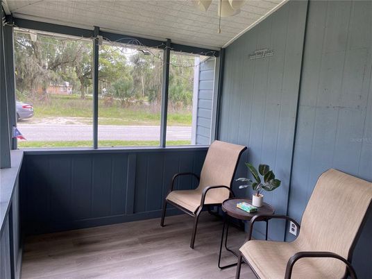 Interior, Sun Room, Wood Texture Flooring