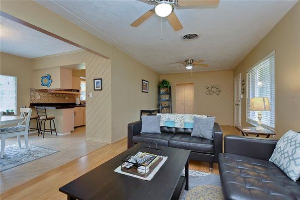 Dining room, Interior, Kitchen, Living room, Wood Texture Flooring