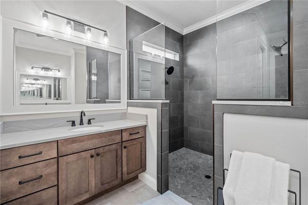 Bathroom, Glass Shower, Interior