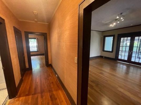 Empty room, Interior, Wood Texture Flooring