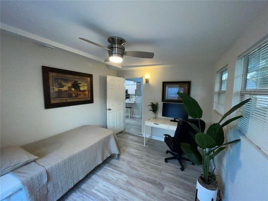 Home Office, Interior, Wood Texture Flooring