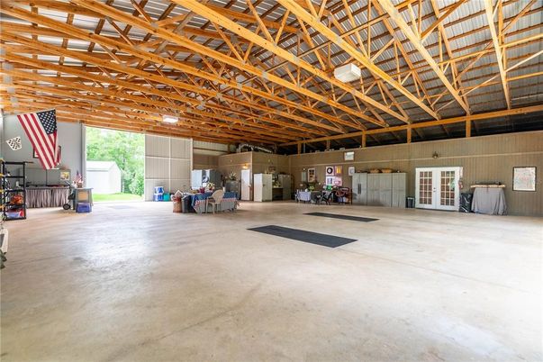 Fitness Equipment, Interior, Wooden Beams