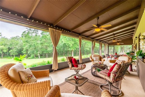 Dining room, Interior, Living room, Sun Room, Wooden Ceilings