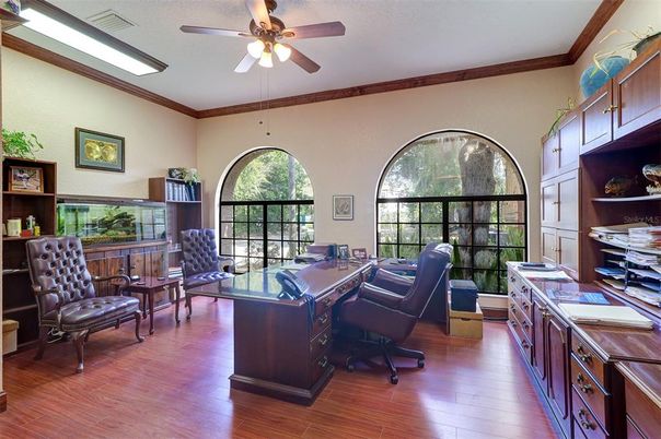 Home Office, Interior, Wood Texture Flooring