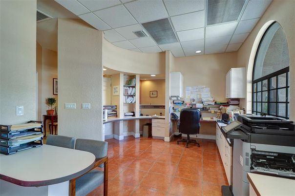 Home Office, Interior, Recessed Lighting