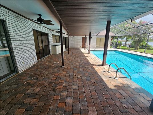 Glass Ceilings, Interior, Pool, Stone Walls, Sun Room