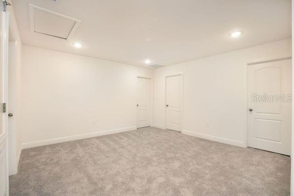 Empty room, Interior, Recessed Lighting