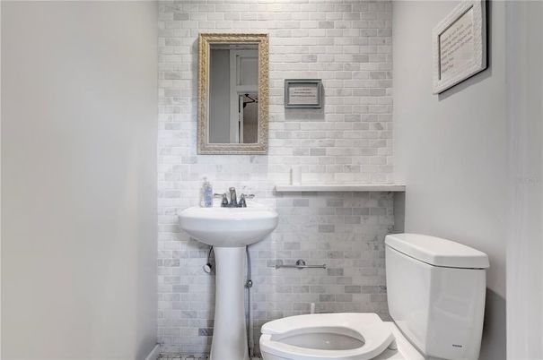 Bathroom, Interior, Stone Walls