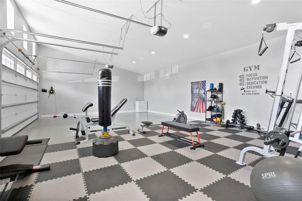 Fitness Equipment, Interior, Recessed Lighting